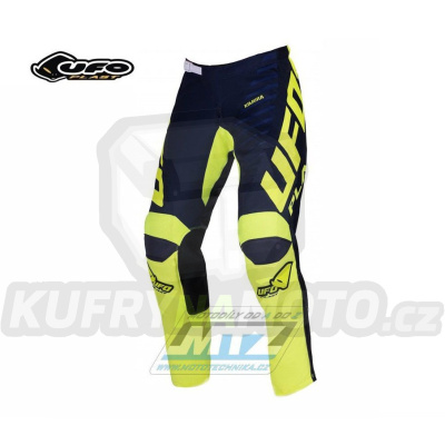 Kalhoty motokros UFO KIMURA - modro-fluo žluté - velikost 34/52