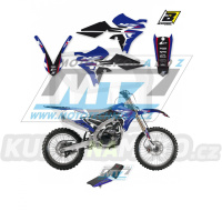 Polepy s potahem sedla (sada polepů a potah sedla Dream) - Yamaha YZF250 / 14-18 + YZF450 / 14-17 - typ polepů Dream4
