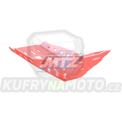 Kryt pod motor hliníkový Dual Sport -  KTM 990 LC8 Supermoto T / 11-13 - barva červená