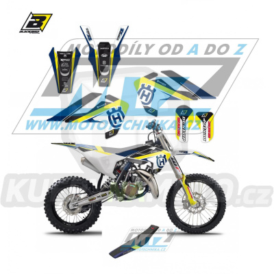 Polepy s potahem sedla (sada polepů a potah sedla Dream) - Husqvarna TC85 / 18-23 - typ polepů Dream4