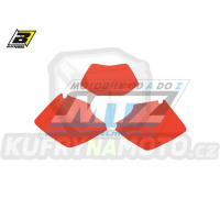 Polepy číslových tabulek (vystřižené) - KTM EXC 2T / 99-03 + EXCF 4T / 00-03 - barva červená