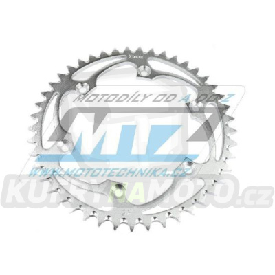 Rozeta ocelová (převodník) 0808-51zubů odlehčená Racing - Kawasaki KLX400 + Suzuki DR250 + DR350 + DRZ250 + DRZ400 + RM100 + RM125 + RM250 + RMX250 + RMZ250 + RMZ450 + RMX450 + TSR125 + TSR200