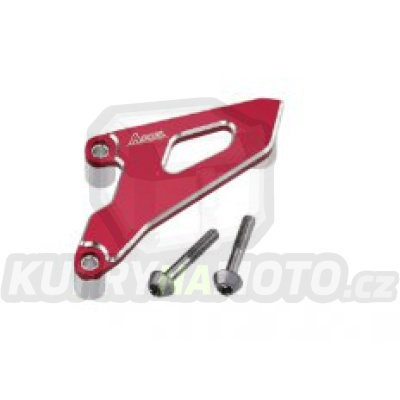 ACCEL kryt řetězového kola předního HONDA CR 250R '02-'07, CRF 250R '04-'09, CRF 250X '04-'10 barva červený