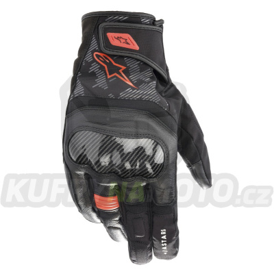 rukavice SMX Z DRYSTAR, ALPINESTARS (černá/červená fluo) 2024