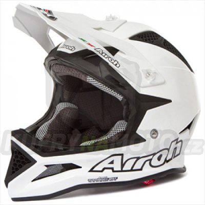 Přilba Downhill Fighter Color White Pearl  Airoh