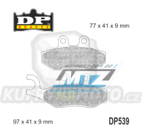 Destičky brzdové DP539 - DP BRAKES směs Premium Sinter OEM
