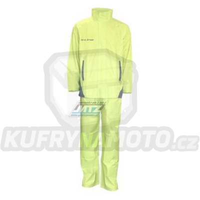 Nepromok komplet (bunda+kalhoty) S-LINE - žlutý - velikost XL