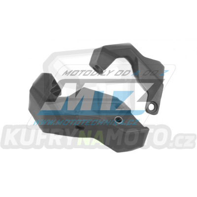 Kryty vidlic spodní Polisport - Gas Gas EC250+EC300+EC350 / 09-20 + XC250+XC300+XC350 / 17-20 + Rieju MR250+MR300 / 21-25 - černé