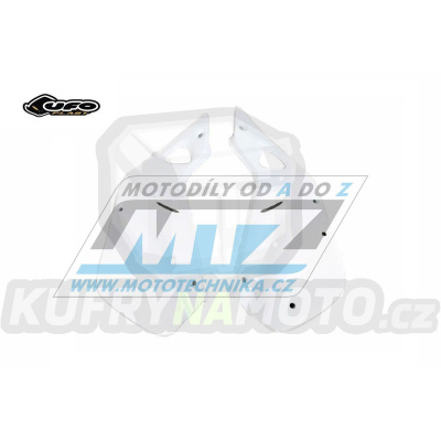 Bočnice Honda CR125 / 98-99 + CR250 / 97-99 - barva bílá