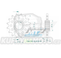 Kolečko řetězové (pastorek) 50-32155-16 zubů ESJOT 50-32155-16S - Honda XL750 Transalp / 23-24 + CB750 Hornet / 23