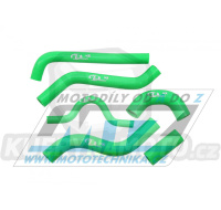 Hadice chladiče SFS Performance MX High Performance Hose Kit - Kawasaki KXF250 / 07-08 - zelené