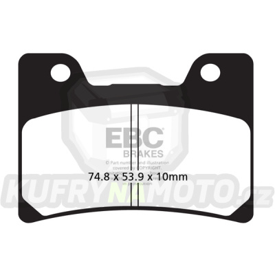 Brzdové destičky EBC FA160