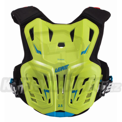 LEATT chránič hrudi 2.5 JUNIOR LIME / BLUE (147-159CM) BARVA ŽLUTÁ FLUO / MODRÁ-5017120143