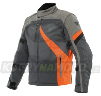 Moto bunda DAINESE RANCH TEX ebony/charcoal grey/flame orange
