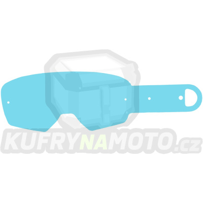 strhávací slídy plexi pro brýle FOX RACING řady VUE, Q-TECH (50 vrstev v balení, čiré)