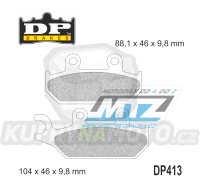 Destičky brzdové DP413 - DP BRAKES směs Premium Sinter OEM
