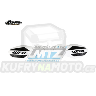 Kryty páček Ufo Flame Suzuki RMZ250+RMZ450 / 12-24 - barva bílá