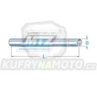 Trubka přední vidlice 31x612mm - Honda CBR125 / 11-16