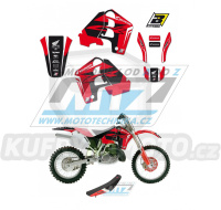 Polepy s potahem sedla (sada polepů a potah sedla Dream) - Honda CR500 / 91-01 - typ polepů Dream4