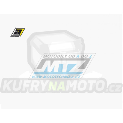 Polepy číslových tabulek (vystřižené) - Suzuki RMZ450 / 05-07 - barva bílá