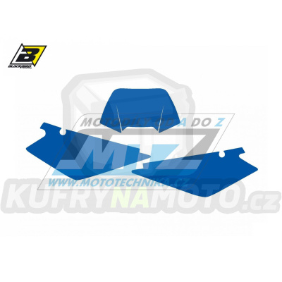 Polepy číslových tabulek (vystřižené) - Husqvarna WR250+WR300 / 09-13 - barva modrá