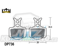 Destičky brzdové DP Brakes DP736 - směs Premium OEM Sinter