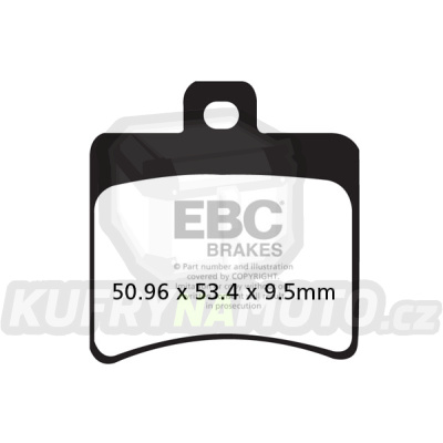 Brzdové destičky EBC SFA298