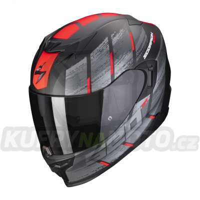 Moto přilba SCORPION EXO-520 EVO AIR MAHA matná černo/červená
