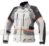 bunda STELLA ANDES DRYSTAR, TECH-AIR 5 kompatibilní, ALPINESTARS, dámská (světle šedá/tmavě šedá/černá/růžová fluo) 2024