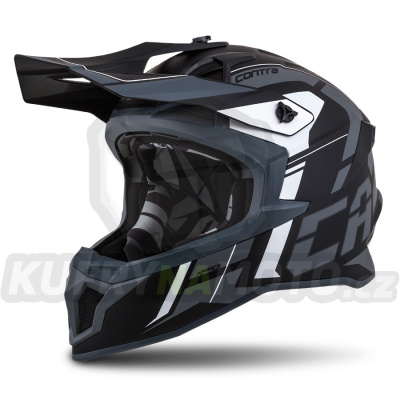přilba Cross Pro 2 Contra, CASSIDA (šedá matná/černá/bílá)