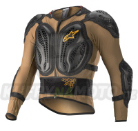 chránič těla BIONIC ACTION certifikace CE2 (EN 1621_2, EN 1621_3), ALPINESTARS (hnědá/černá)