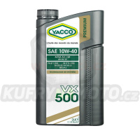 Motorový olej YACCO VX 500 10W40, 2 L