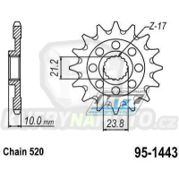 Kolečko řetězové (pastorek) 1443-15zubů MTZ - Suzuki RMZ450 / 13-26