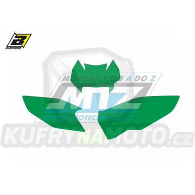 Polepy číslových tabulek (vystřižené) - Husaberg FE+TE / 13-14 - barva zelená