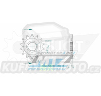 Kolečko řetězové (pastorek) 15056-14zubů ESJOT 50-15056-14 - KRS TR125+TR125 SM + TR125X + TW125X + Generic Trigger125 / 12-14