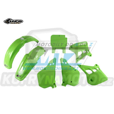 Sada plastů Kawasaki KX125 / 90-91 - barva zelená