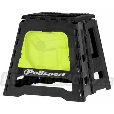 Stojánek POLISPORT černá/fluorescentní žlutá