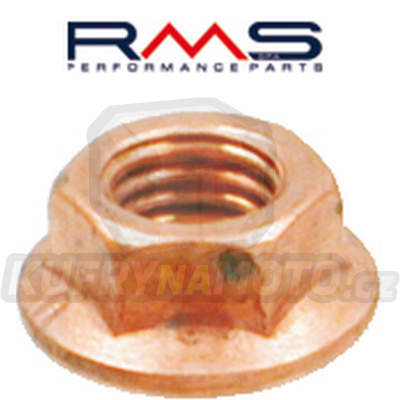 Silencer flange nut RMS 121850250 M7x1 (1 kus)