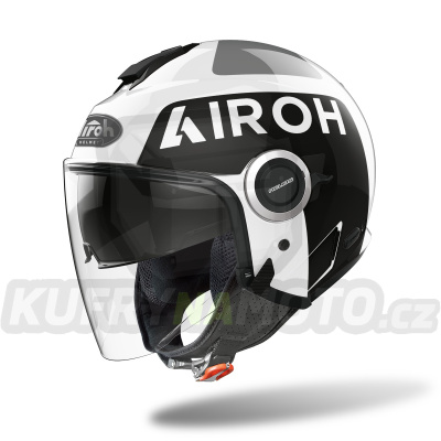 přilba HELIOS Up, AIROH (lesklá bílá) 2023