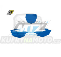 Polepy číslových tabulek (vystřižené) - Yamaha YZF250 / 14-18 + YZF450 / 14-17 - barva modrá