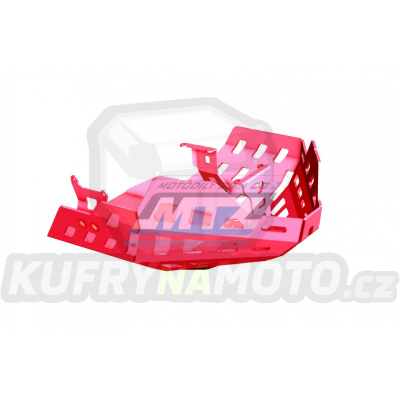 Kryt pod motor hliníkový Dual Sport - Honda CB500X / 19-23 - barva červená