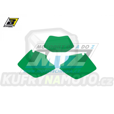 Polepy číslových tabulek (vystřižené) - KTM EXC 2T / 99-03 + EXCF 4T / 00-03 - barva zelená