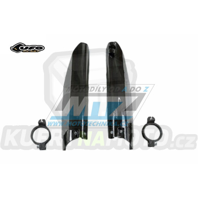 Kryty předních vidlic Suzuki RM125+RM250 / 01-03 - barva černá
