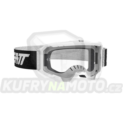 LEATT  brýle VELOCITY 4.5 GOGGLE WHITE CLEAR barva bílá/černá