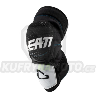 LEATT 3DF HYBRIDNÍ BÍLÁ / ČERNÁ chrániče KOLEN ČERNÁ / BÍLÁ VELIKOST L / XL-5019400671-akce