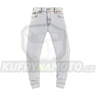 Moto kalhoty RICHA BRONX světle modré prodloužené