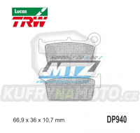 Destičky brzdové DP940-LURASI TRW Lucas MCB739RSI - směs Sinter Racing Offroad