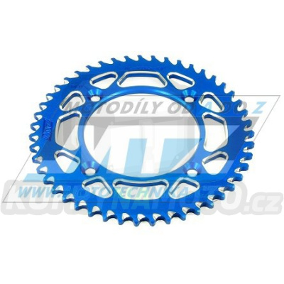 Rozeta řetězová (převodník) Dural YZ65-47zubů MTZ modrá - Yamaha YZ65 / 18-23