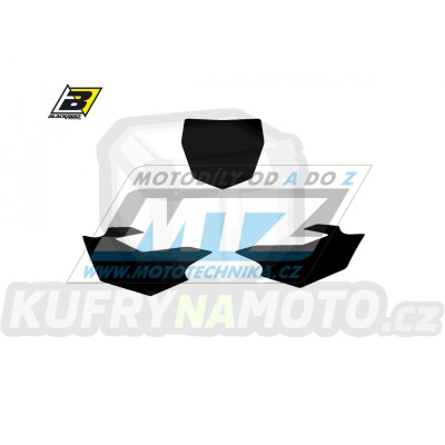 Polepy číslových tabulek (vystřižené) - Yamaha YZF250 / 14-18 + YZF450 / 14-17 - barva černá