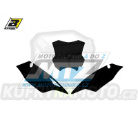 Polepy číslových tabulek (vystřižené) - Kawasaki KXF250 / 17-20 + KXF450 / 16-18 - barva černá